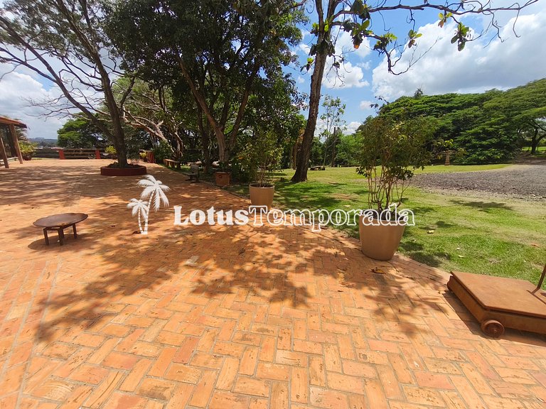 Chácara Alto Padrão c/ 7 Suítes, Eventos e Hospedagem LT0091