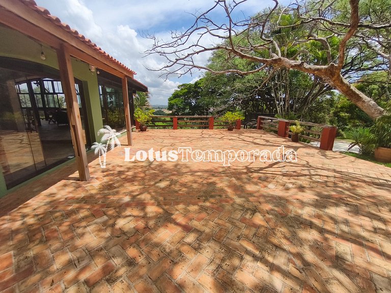 Chácara Alto Padrão c/ 7 Suítes, Eventos e Hospedagem LT0091