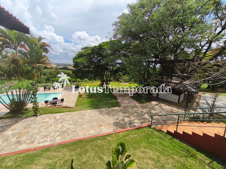 Chácara Alto Padrão c/ 7 Suítes, Eventos e Hospedagem LT0091