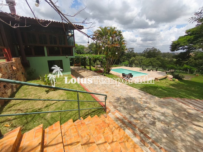 Chácara Alto Padrão c/ 7 Suítes, Eventos e Hospedagem LT0091