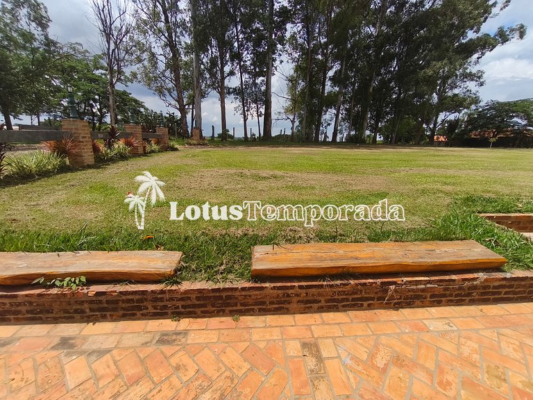 Chácara Alto Padrão c/ 7 Suítes, Eventos e Hospedagem LT0091
