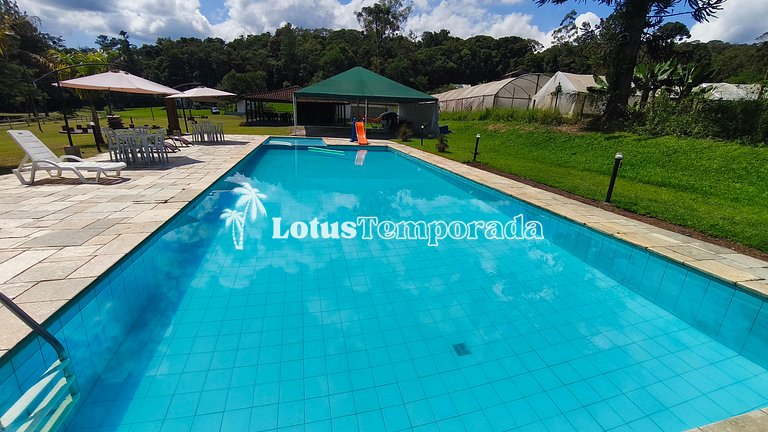 Chácara com 11 dorms. para fim de semana e eventos LT0087