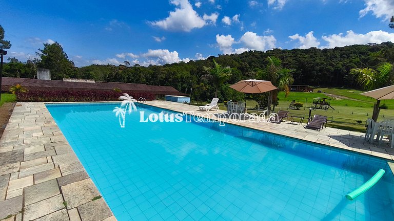 Chácara com 11 dorms. para fim de semana e eventos LT0087