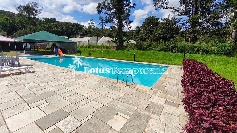 Chácara com 11 dorms. para fim de semana e eventos LT0087