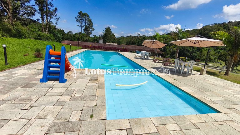 Chácara com 11 dorms. para fim de semana e eventos LT0087