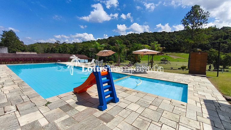 Chácara com 11 dorms. para fim de semana e eventos LT0087