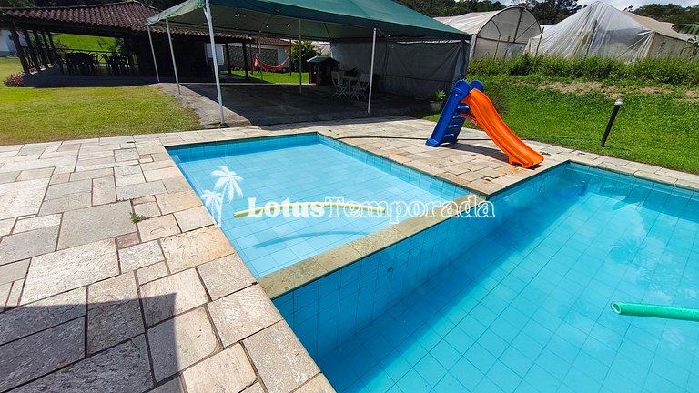 Chácara com 11 dorms. para fim de semana e eventos LT0087