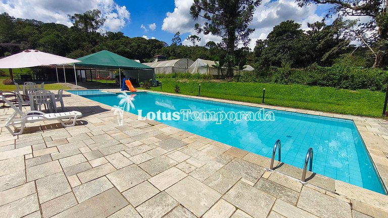 Chácara com 11 dorms. para fim de semana e eventos LT0087