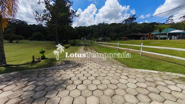 Chácara com 11 dorms. para fim de semana e eventos LT0087