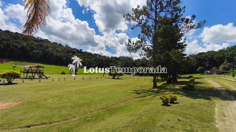 Chácara com 11 dorms. para fim de semana e eventos LT0087