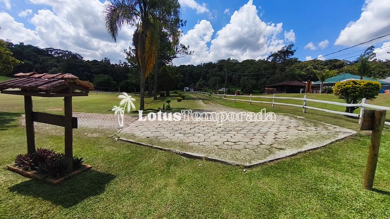 Chácara com 11 dorms. para fim de semana e eventos LT0087