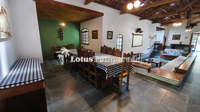 Chácara com 11 dorms. para fim de semana e eventos LT0087