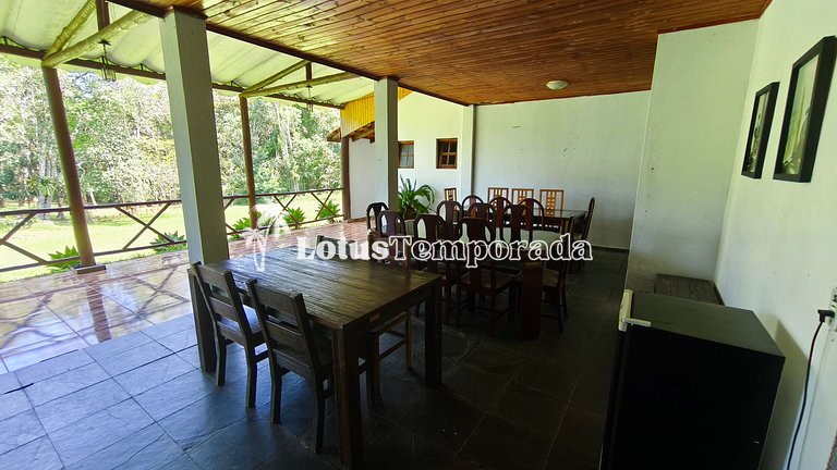 Chácara com 11 dorms. para fim de semana e eventos LT0087