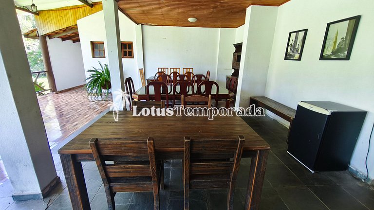 Chácara com 11 dorms. para fim de semana e eventos LT0087