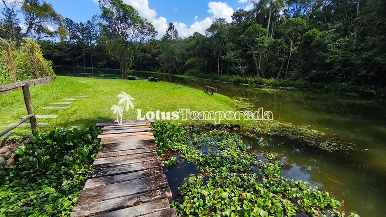 Chácara com 11 dorms. para fim de semana e eventos LT0087