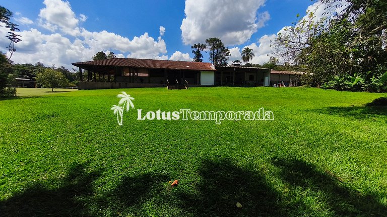 Chácara com 11 dorms. para fim de semana e eventos LT0087