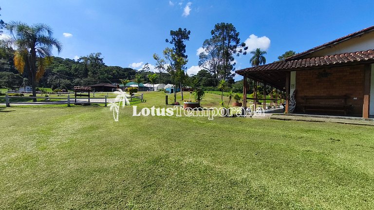 Chácara com 11 dorms. para fim de semana e eventos LT0087