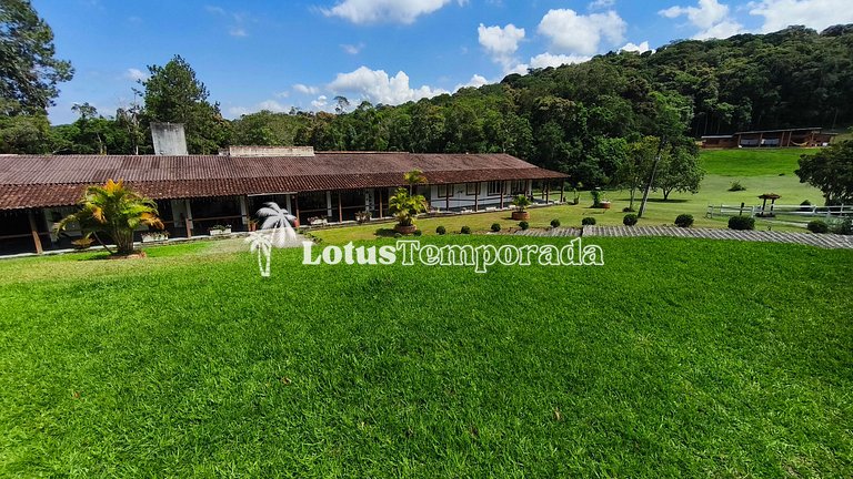 Chácara com 11 dorms. para fim de semana e eventos LT0087