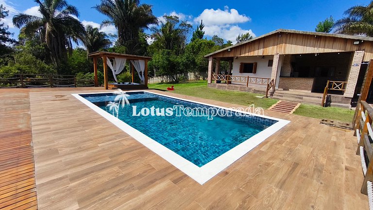 Chácara com jacuzzi aquecida e vista para montanha LT0094