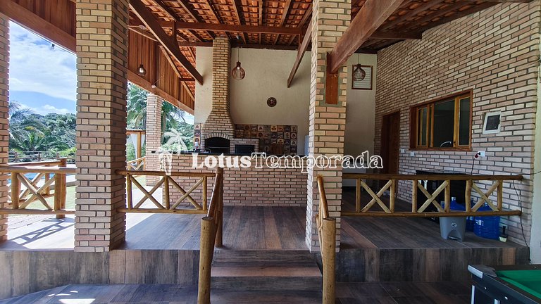 Chácara com jacuzzi aquecida e vista para montanha LT0094
