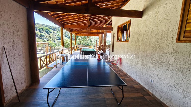 Chácara com jacuzzi aquecida e vista para montanha LT0094
