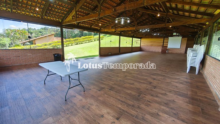 Sítio 14 dormit. para fins de semana e eventos LT0073