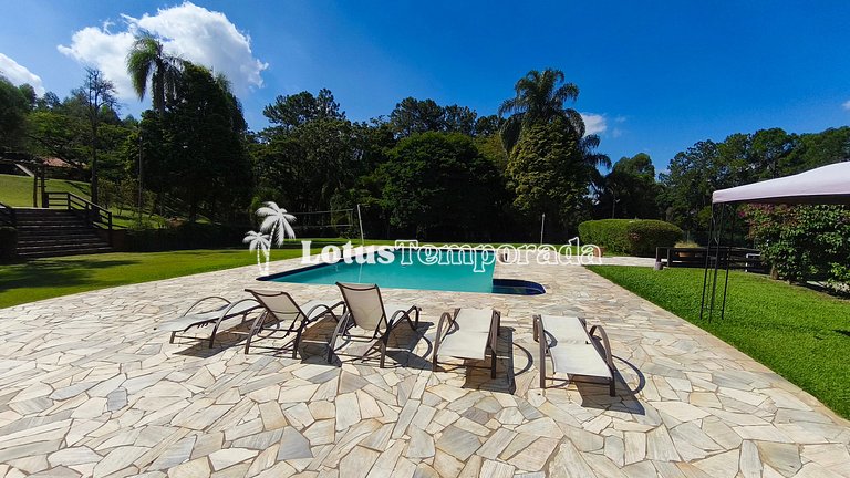 Sítio 14 dormit. para fins de semana e eventos LT0073