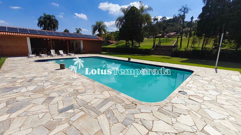 Sítio 14 dormit. para fins de semana e eventos LT0073