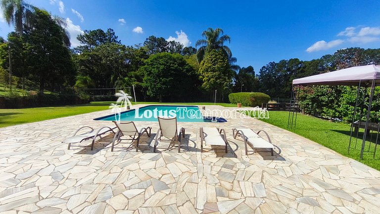 Sítio 14 dormit. para fins de semana e eventos LT0073