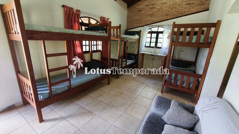Sítio 14 dormit. para fins de semana e eventos LT0073