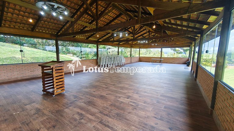 Sítio 14 dormit. para fins de semana e eventos LT0073