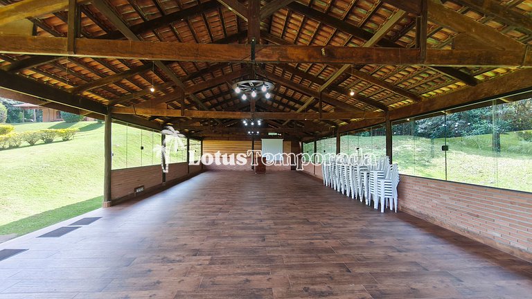 Sítio 14 dormit. para fins de semana e eventos LT0073