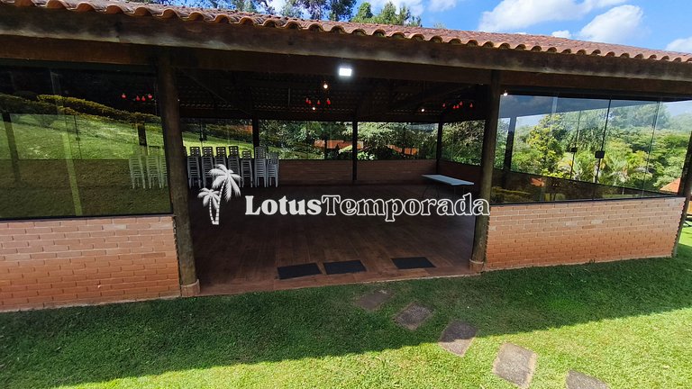 Sítio 14 dormit. para fins de semana e eventos LT0073