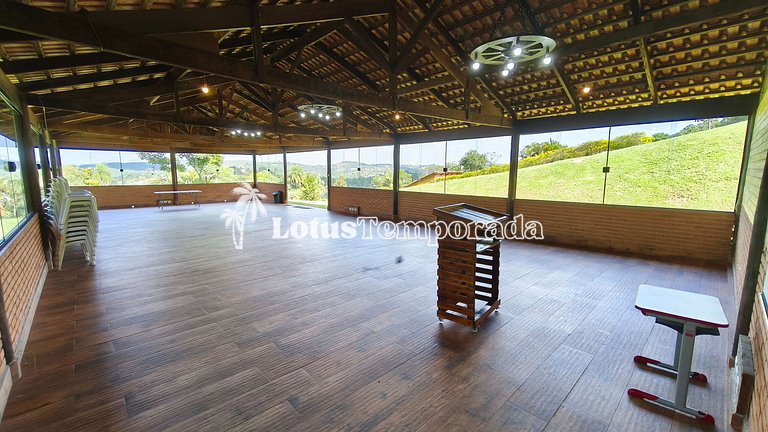 Sítio 14 dormit. para fins de semana e eventos LT0073