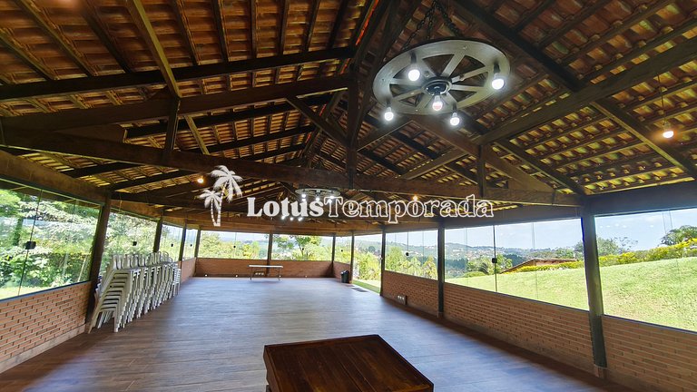 Sítio 14 dormit. para fins de semana e eventos LT0073