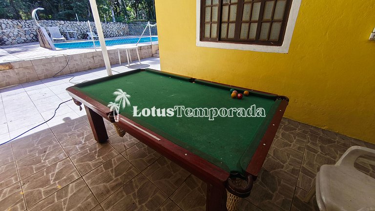 Chácara com piscina, jogos e campo futebol LT0098
