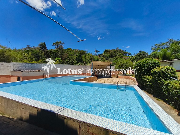 Sítio p/ Retiros: 60 Pessoas, 11 Dorms e Lazer LT0010