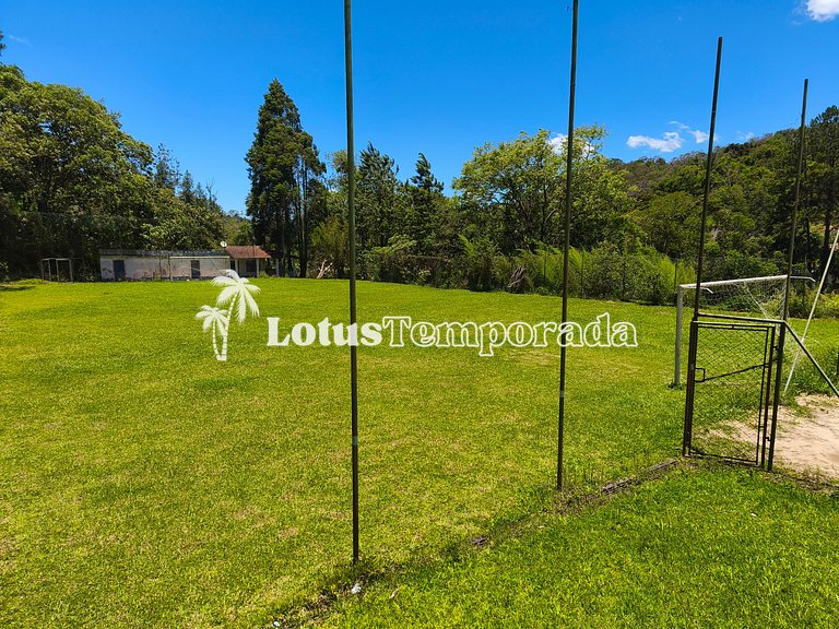 Sítio p/ Retiros: 60 Pessoas, 11 Dorms e Lazer LT0010