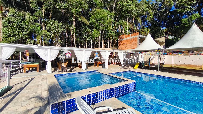 Chácara para eventos e lazer em Itapecerica LT0101