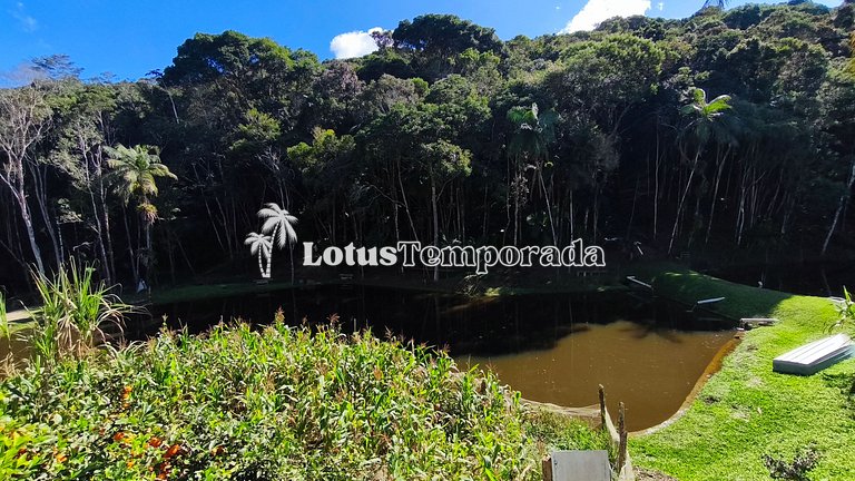 Chácara com piscina aquecida e eventos LT0095